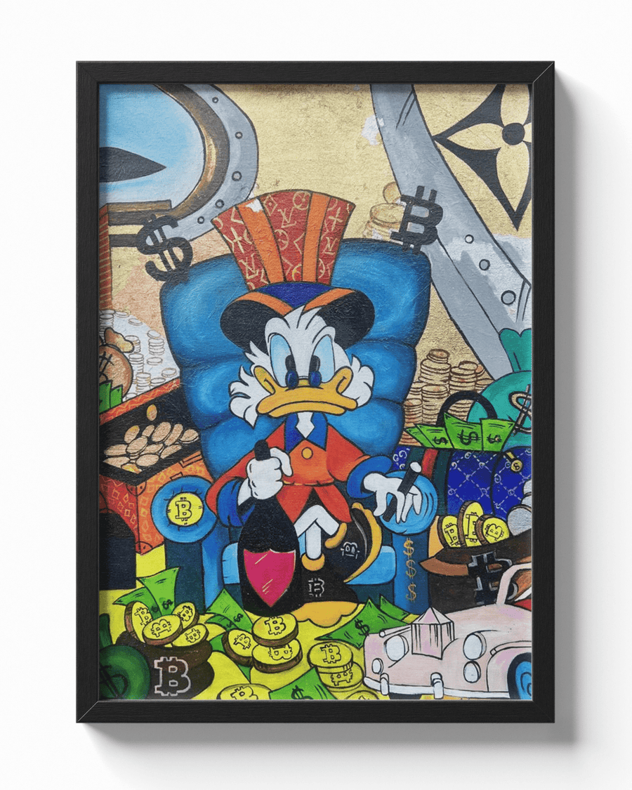 Donald Duck Money poster — Framory Prints