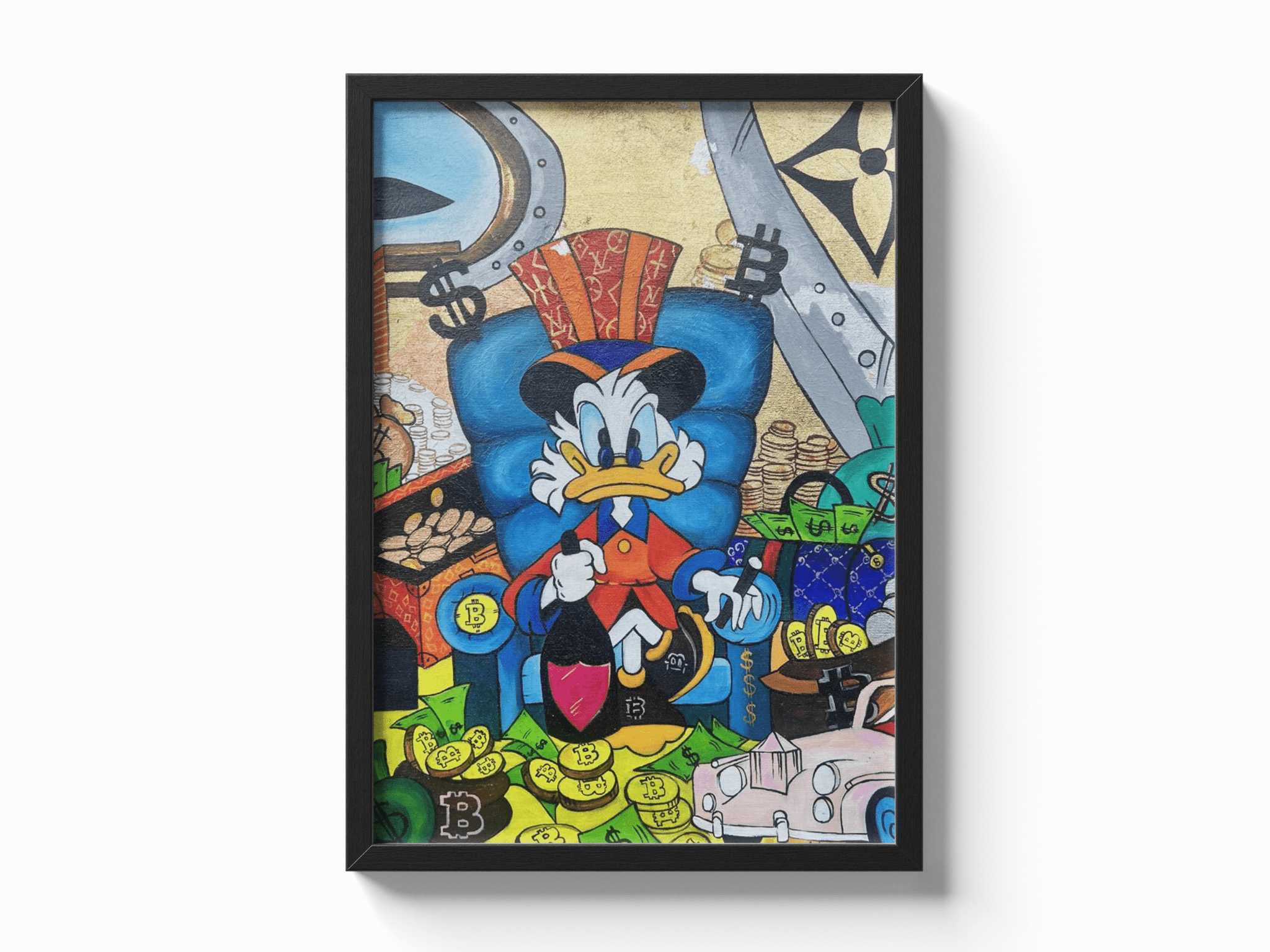Donald Duck Money poster — Framory Prints