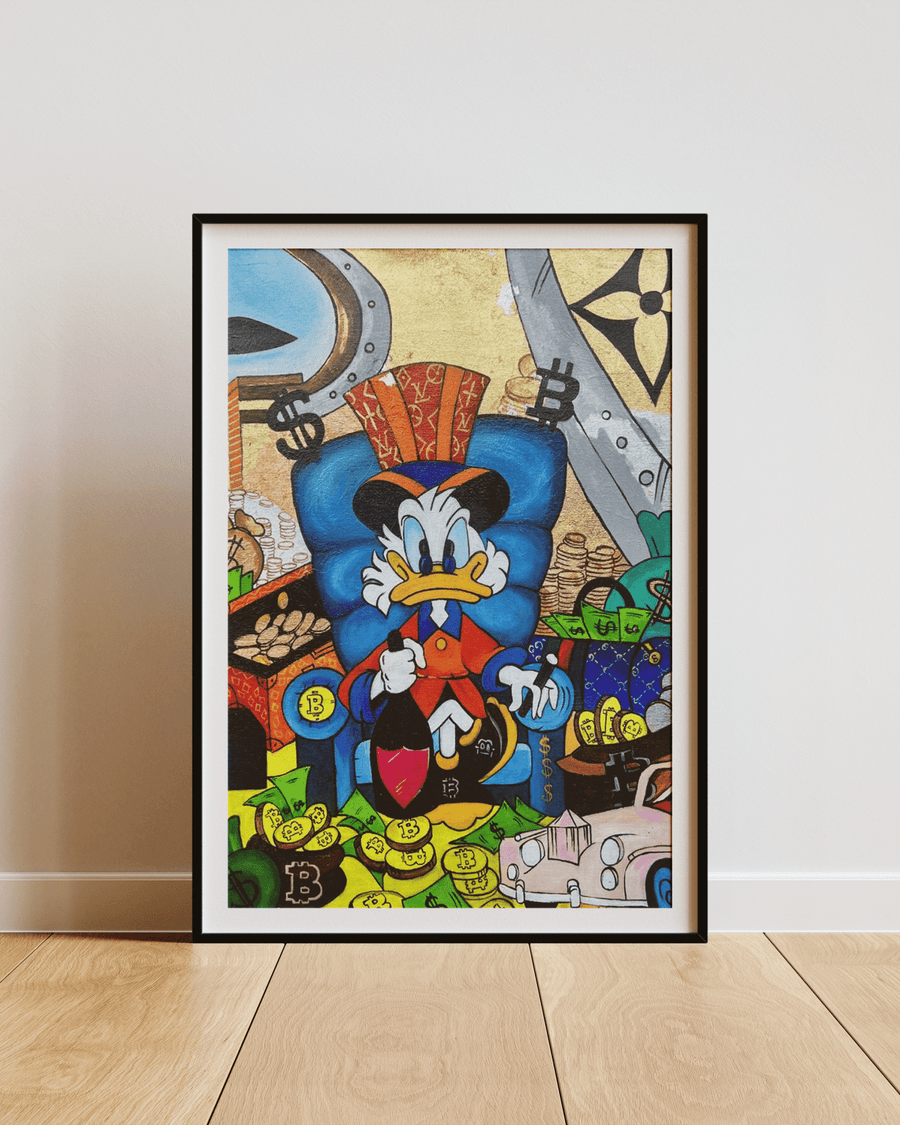 Donald Duck Money poster styled room photo 2