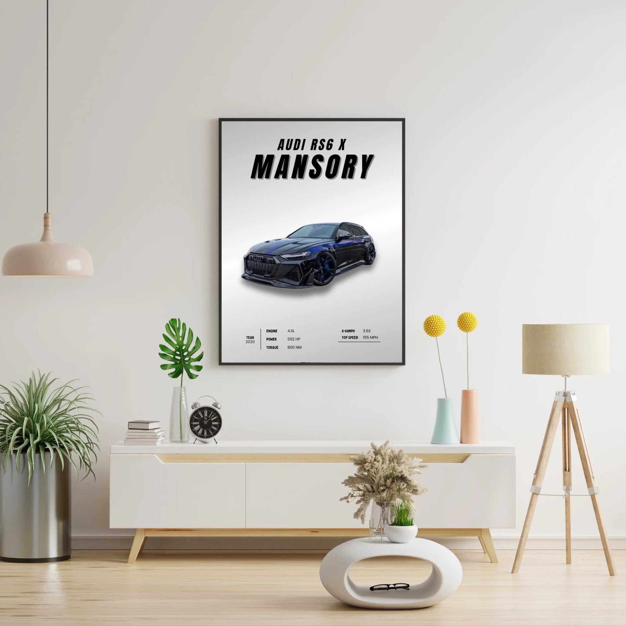 Audi RS6 Poster poster styled room photo 4