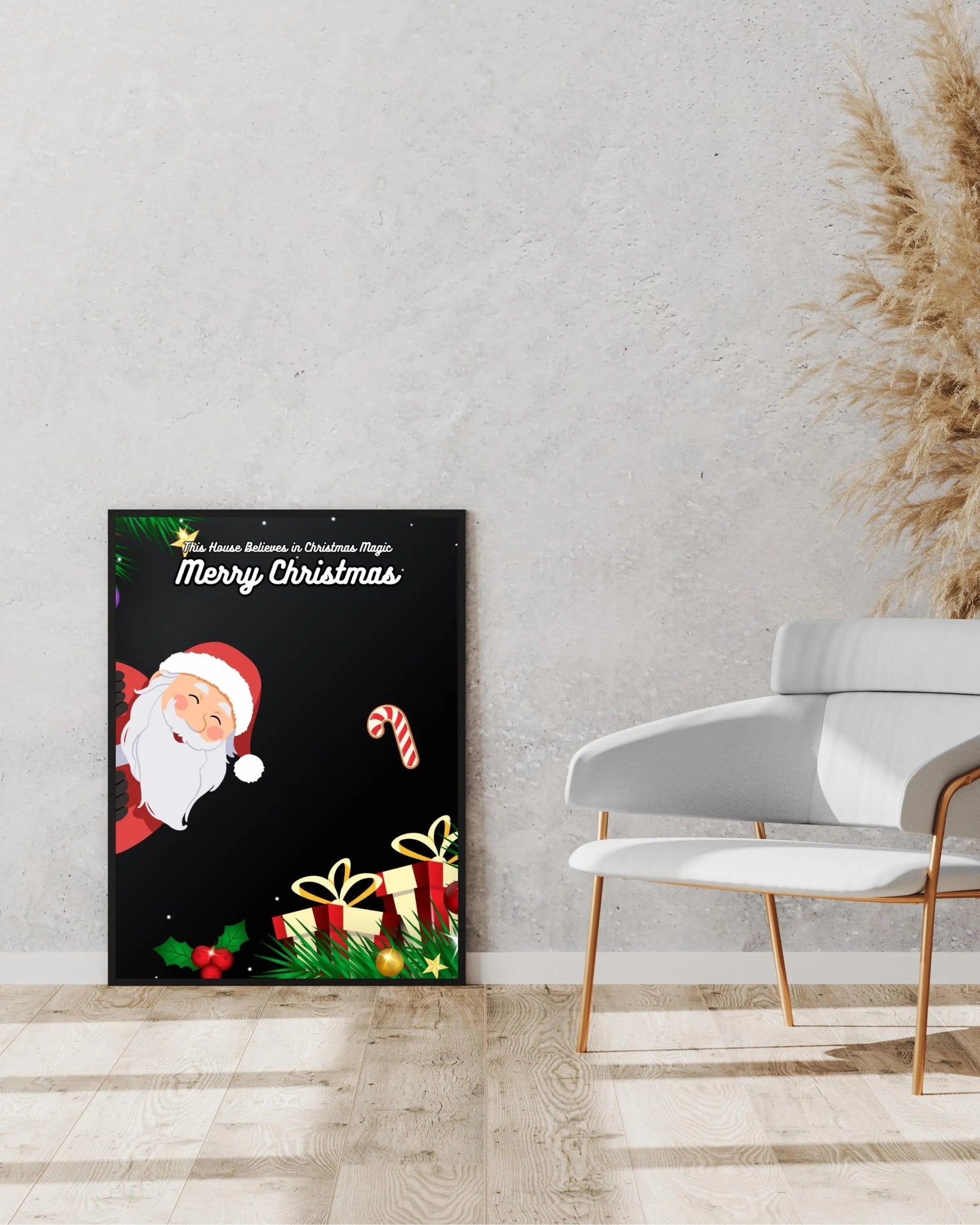 This House Believes in Christmas Magic poster styled room photo 3