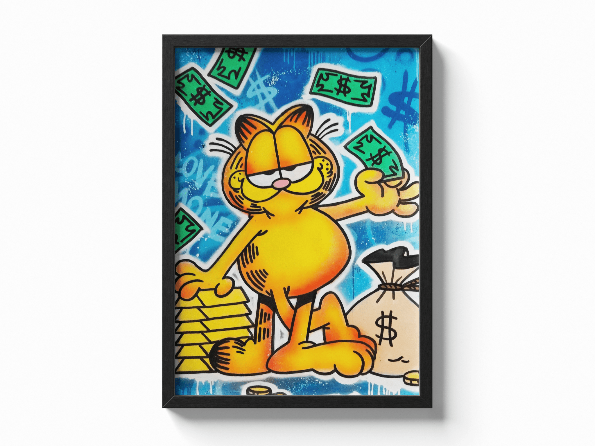 Garfield Money poster — Framory Prints