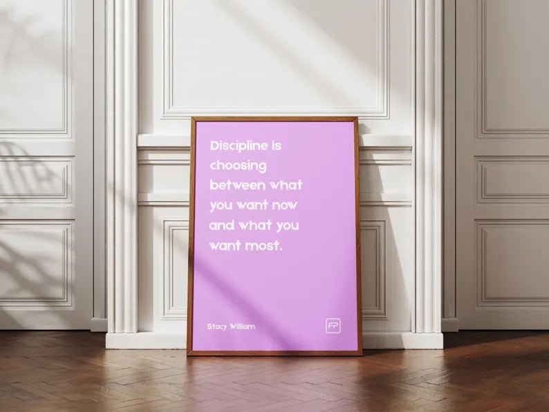 Personalized Quote Poster poster styled room photo 2