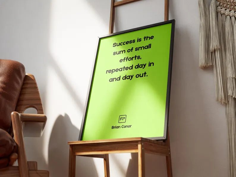 Personalized Quote Poster poster styled room photo 4