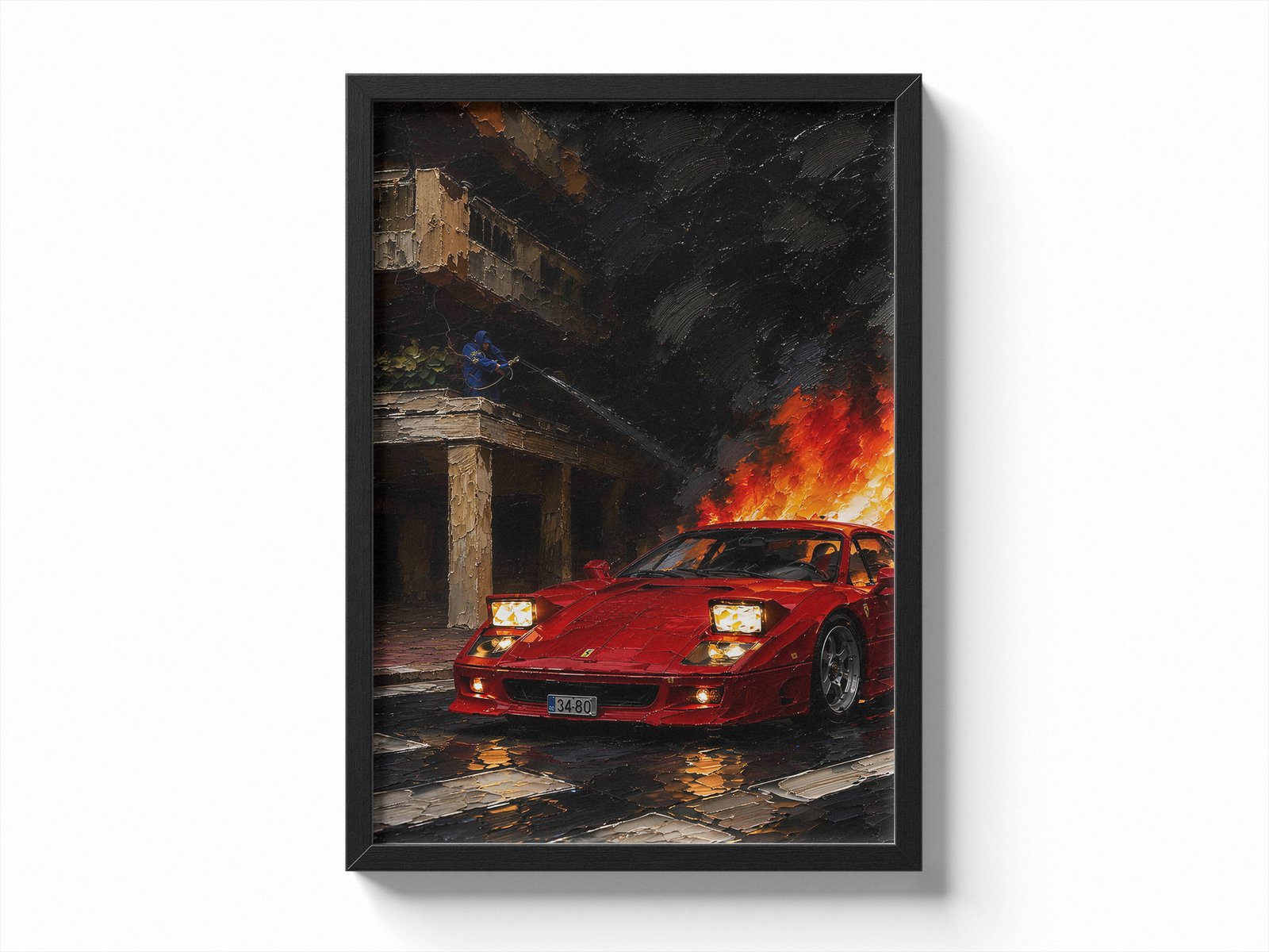 Ferrari F40 — Burning Street