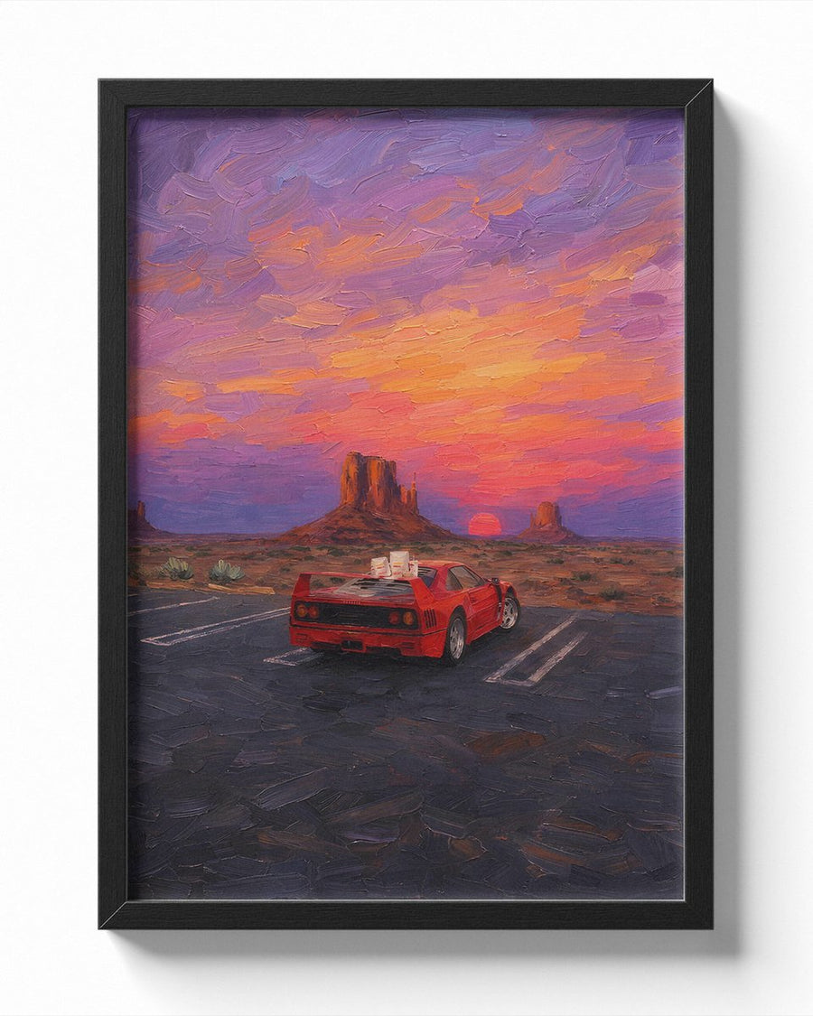 Ferrari F40 — Monument Valley