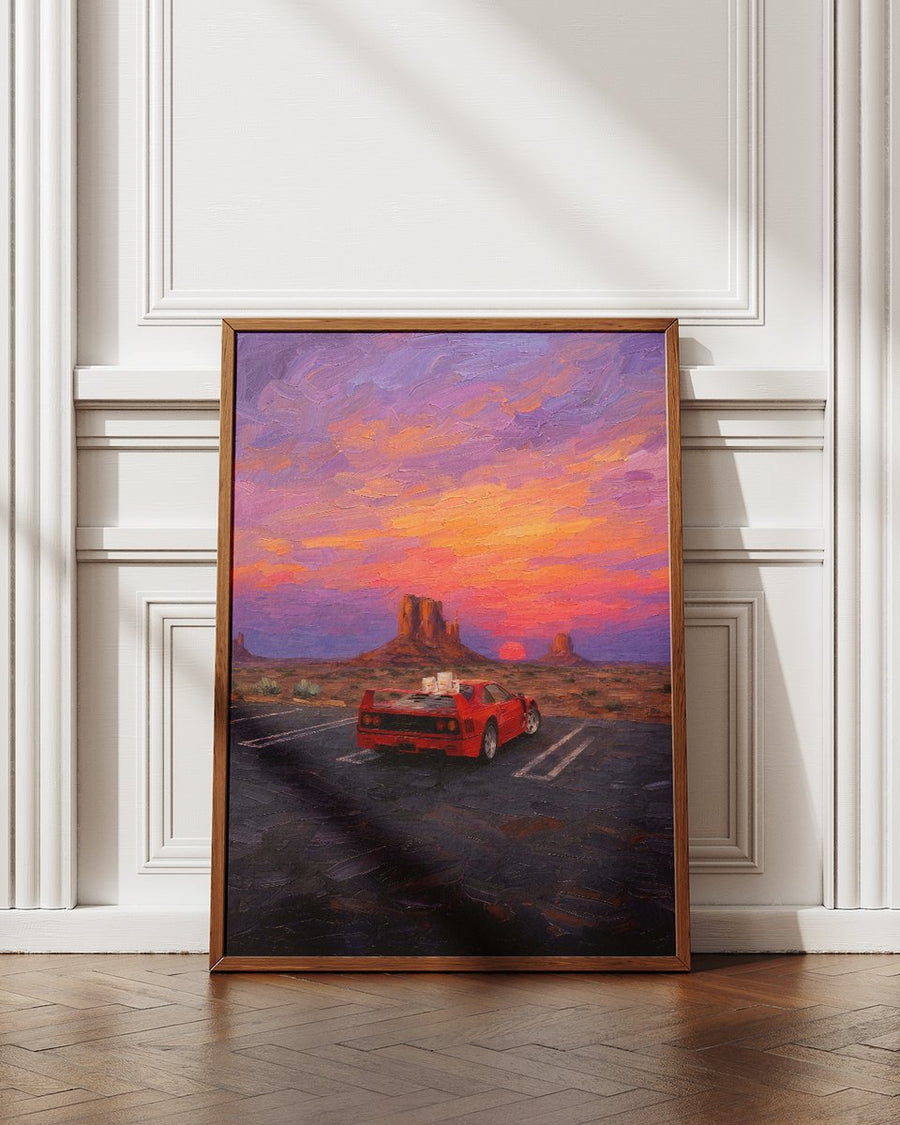 Ferrari F40 — Monument Valley