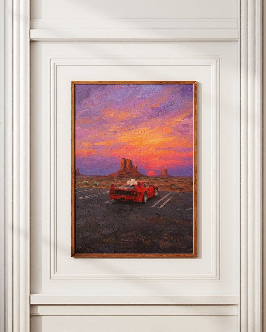 Ferrari F40 — Monument Valley