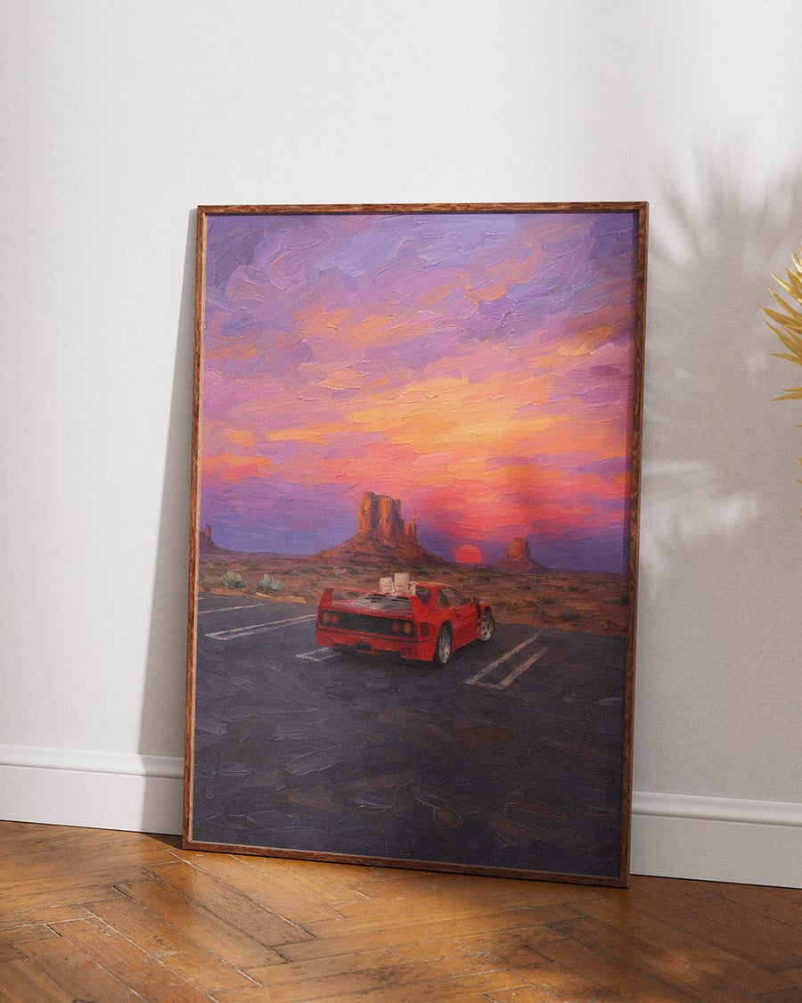 Ferrari F40 — Monument Valley