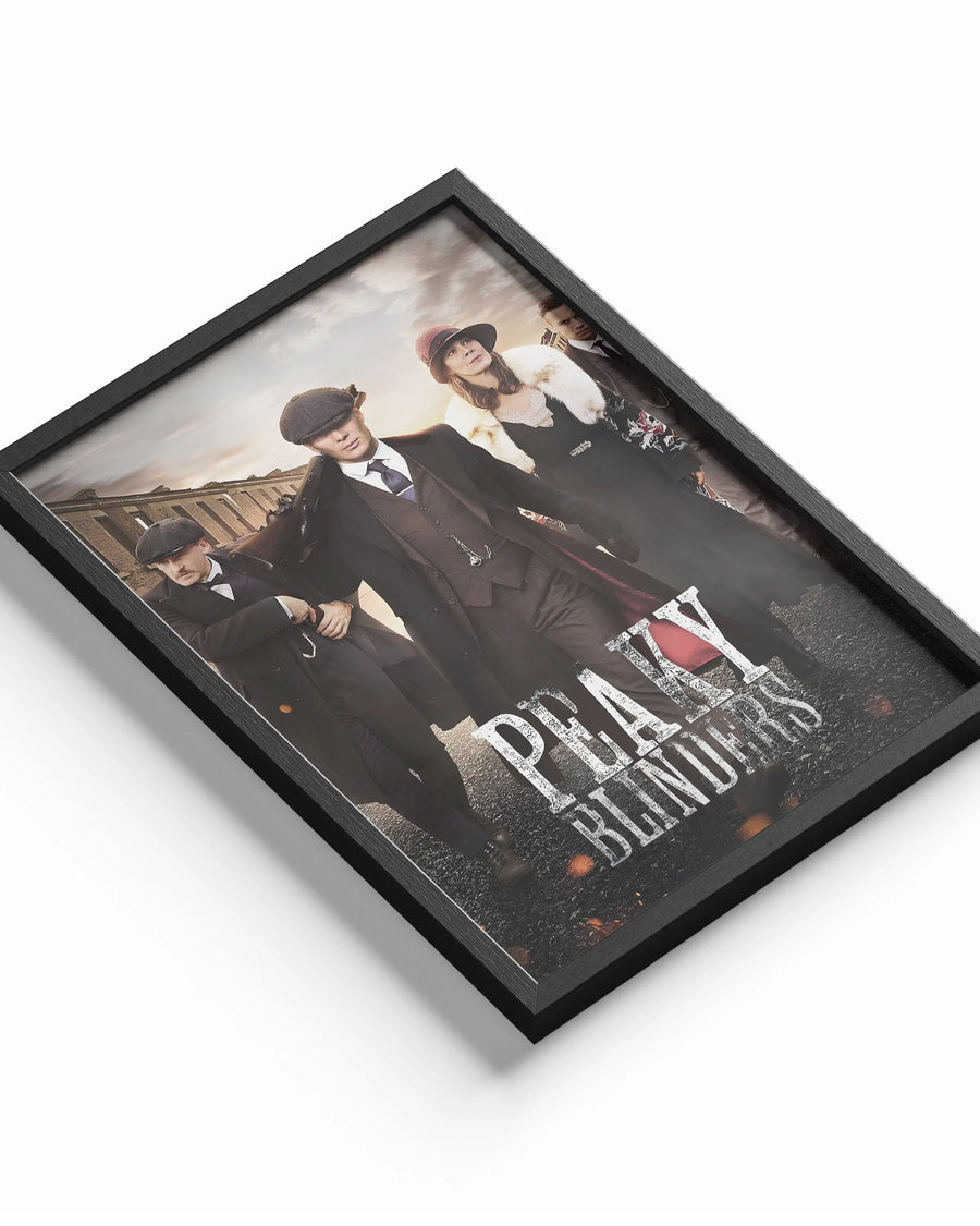 Peaky Blinders Cast poster design close-up