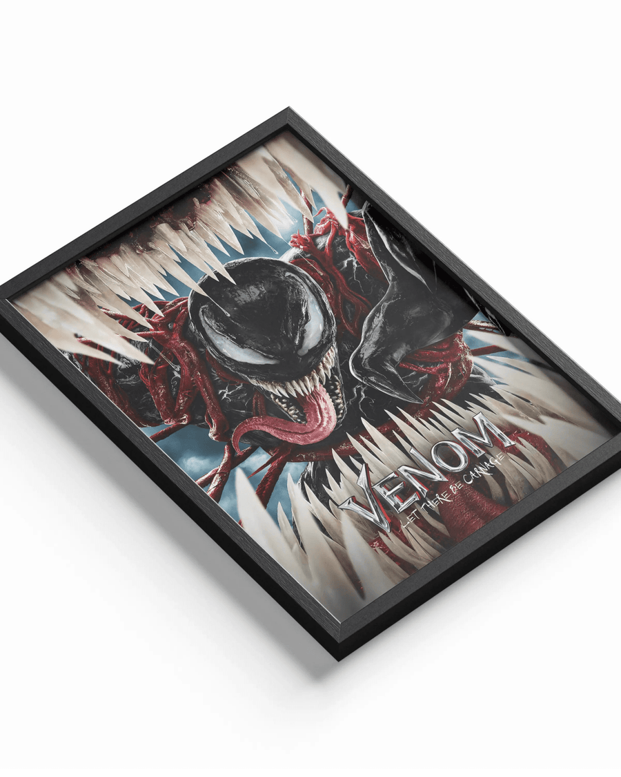 Venom 'Let There Be Carnage' poster design close-up