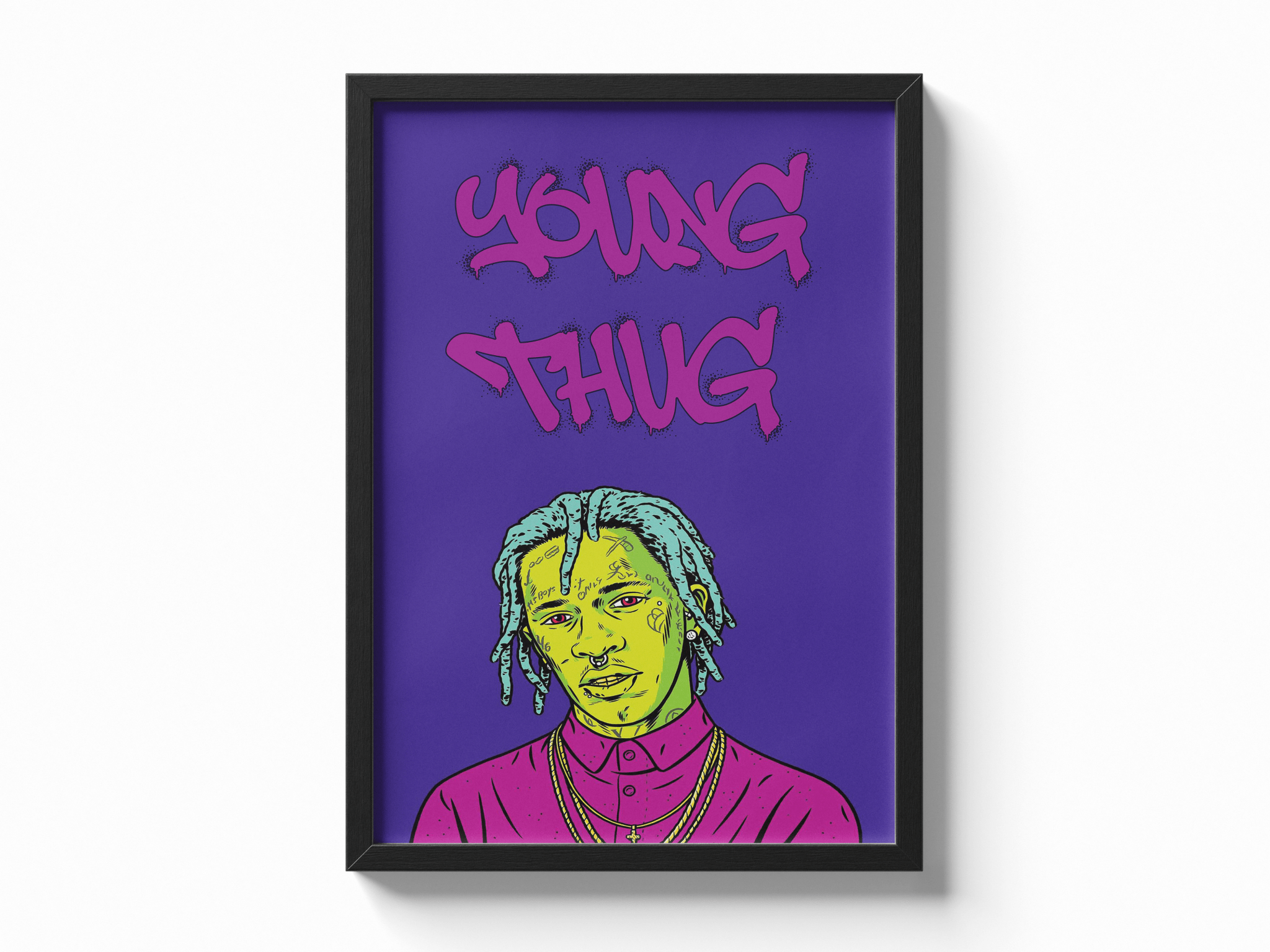 Young Thug poster — Framory Prints
