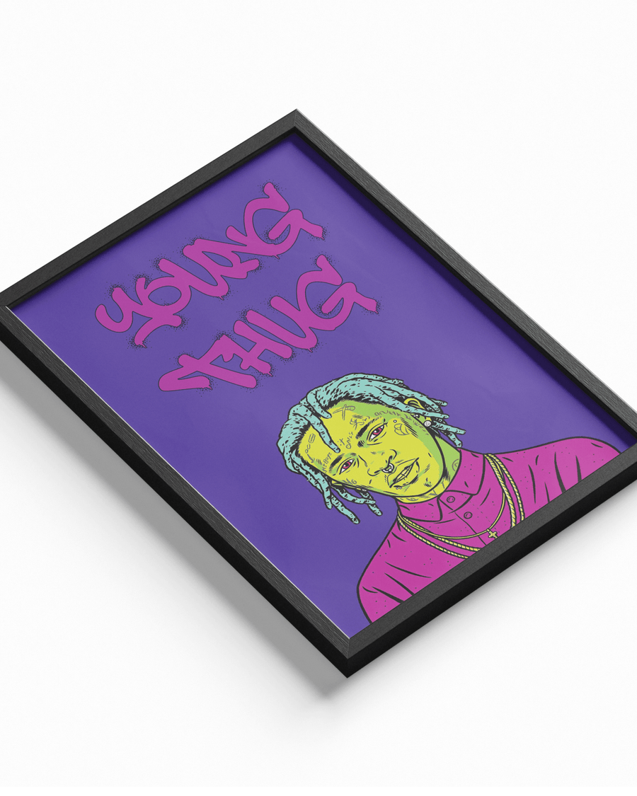 Young Thug poster design close-up