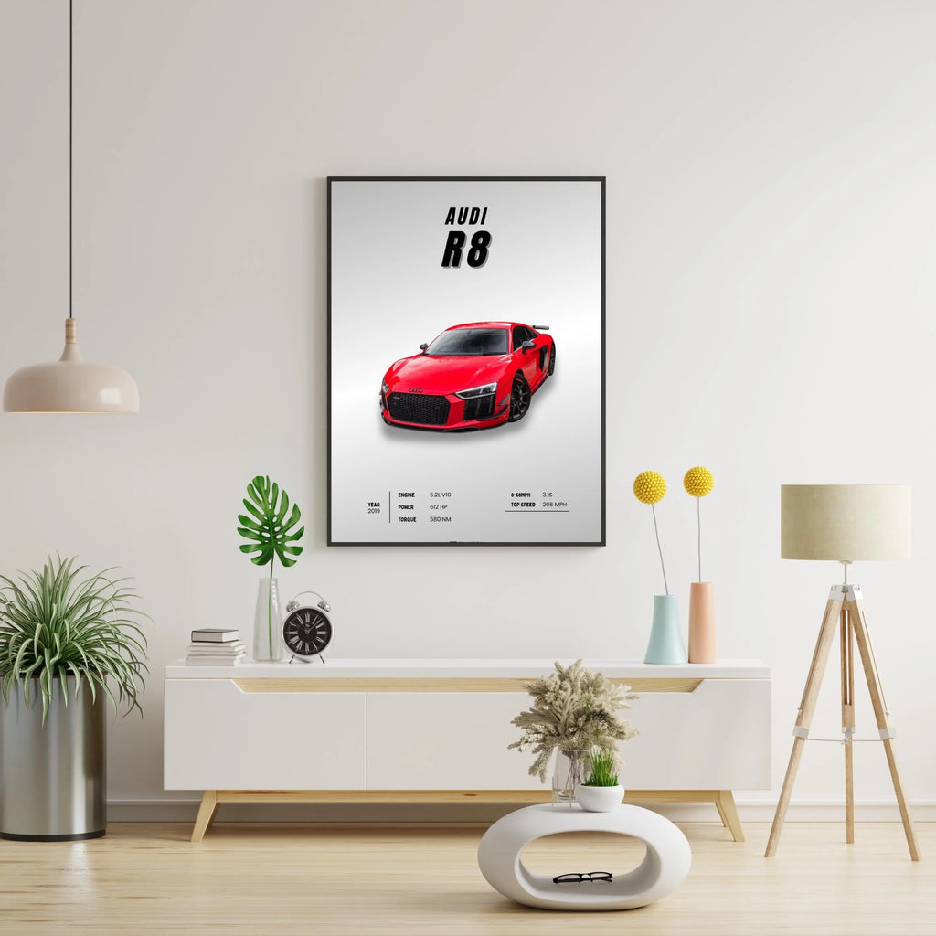 Audi R8 Framory Prints