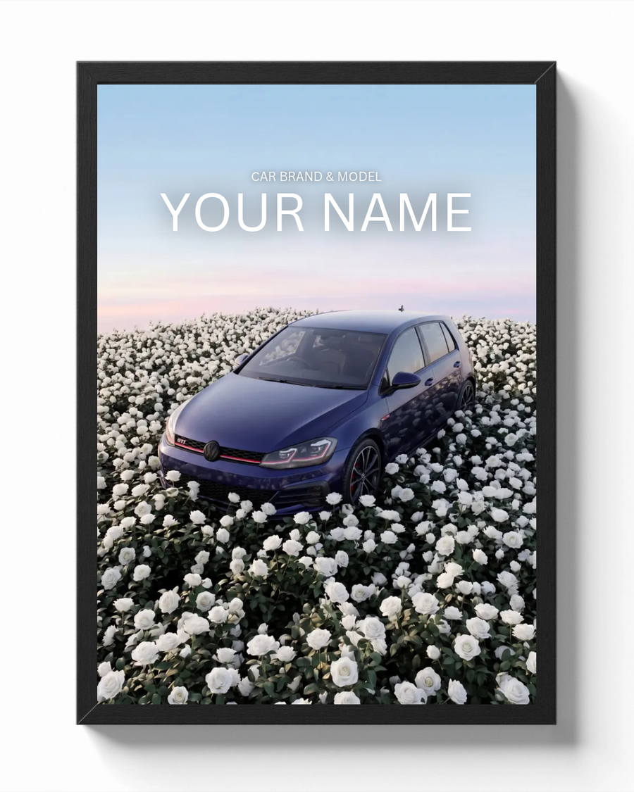 Personalized Car Poster poster — Framory Prints