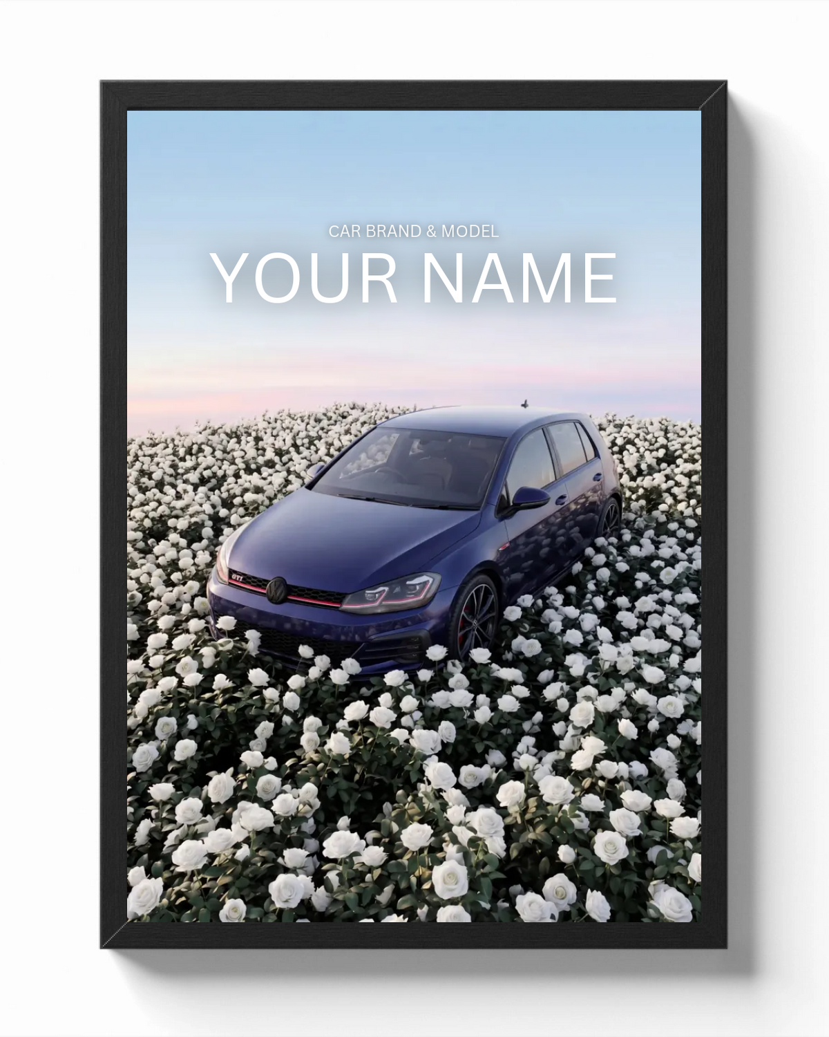 Personalized Car Poster poster — Framory Prints
