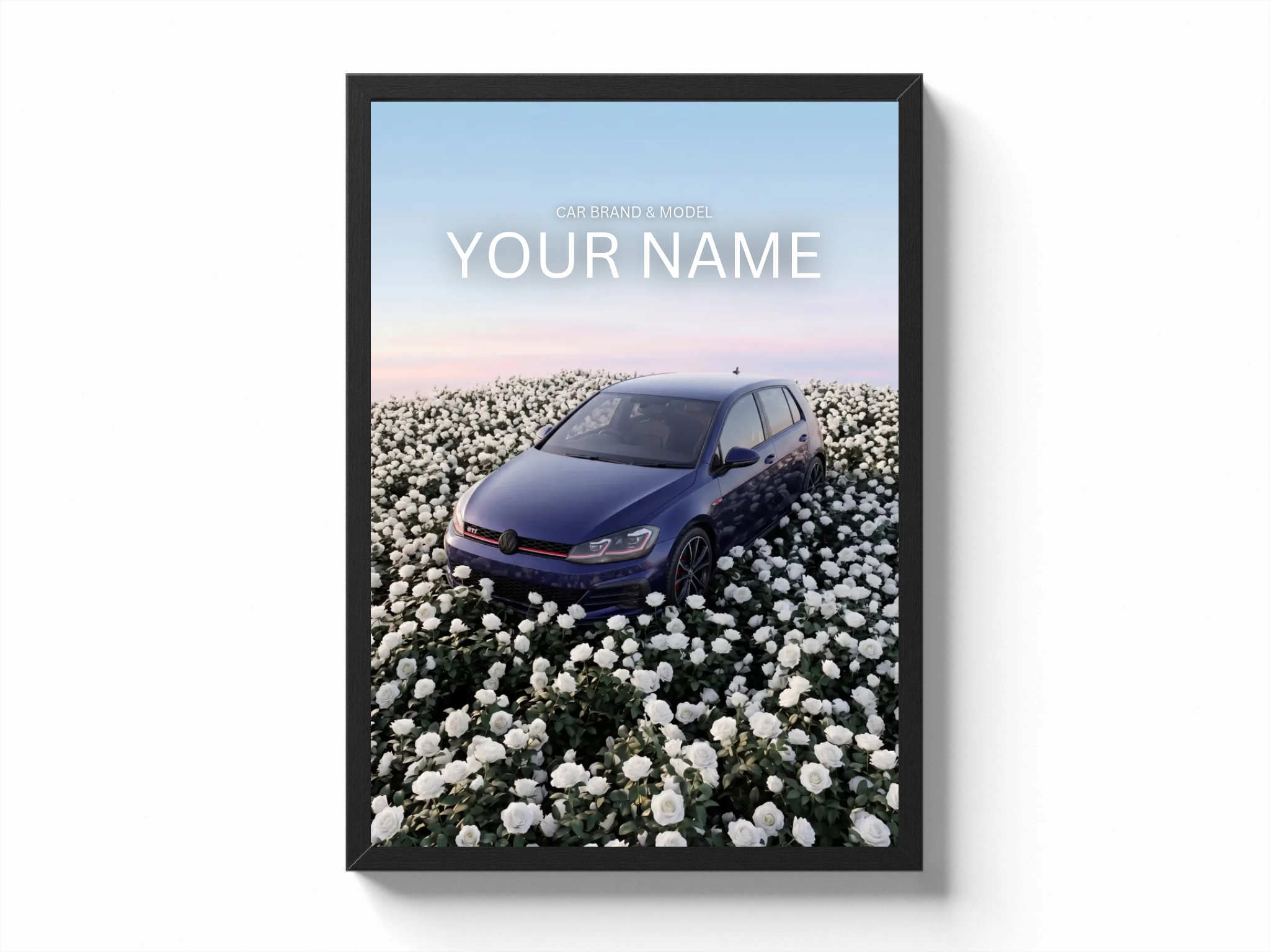 Personalized Car Poster poster — Framory Prints