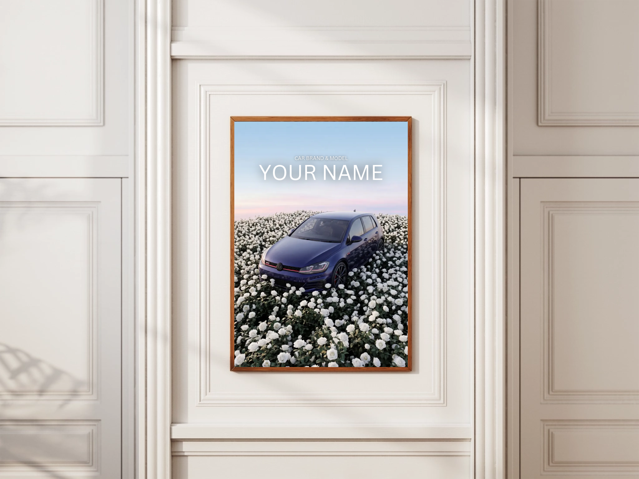 Personalized Car Poster poster styled room photo 1