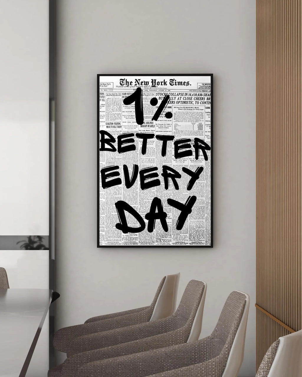 1% Better Every Day Framory Prints