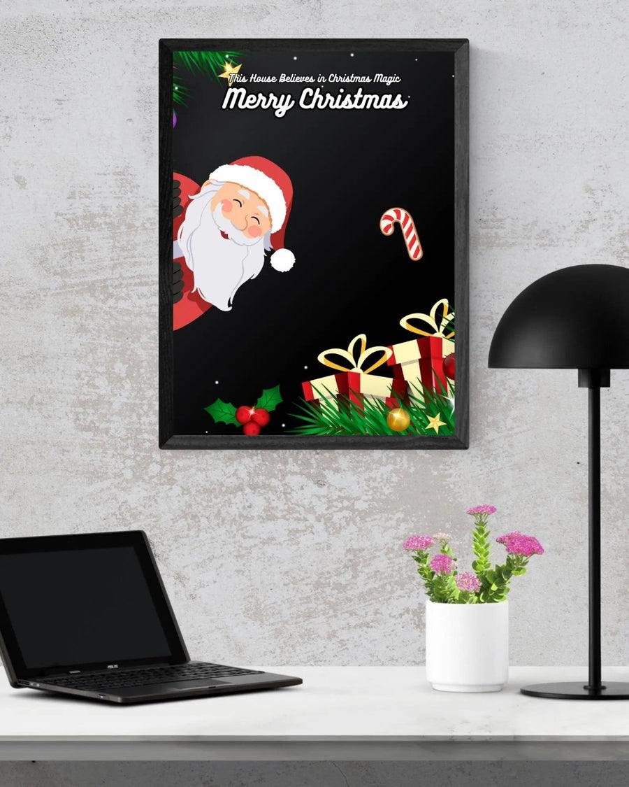 This House Believes in Christmas Magic poster styled room photo 6