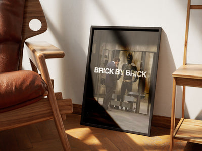 Brick by Brick poster — Framory Prints