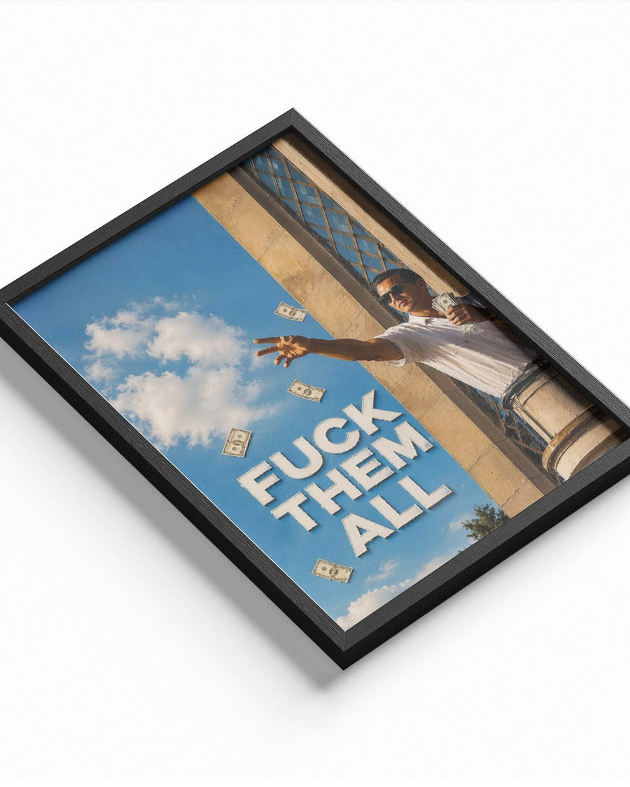 Fuck Them All poster design close-up