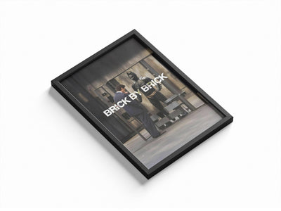 Brick by Brick poster design close-up