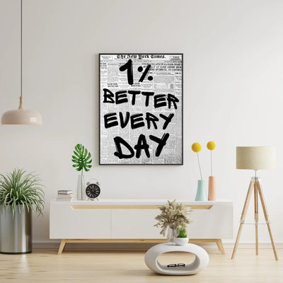 1% Better Every Day Framory Prints
