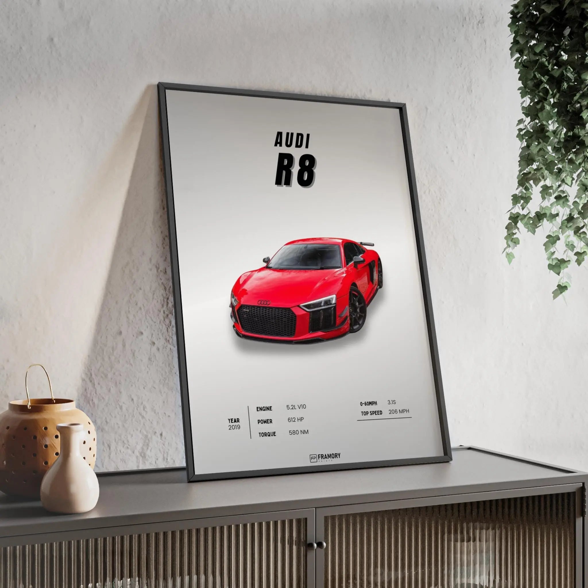 Audi R8 Framory Prints