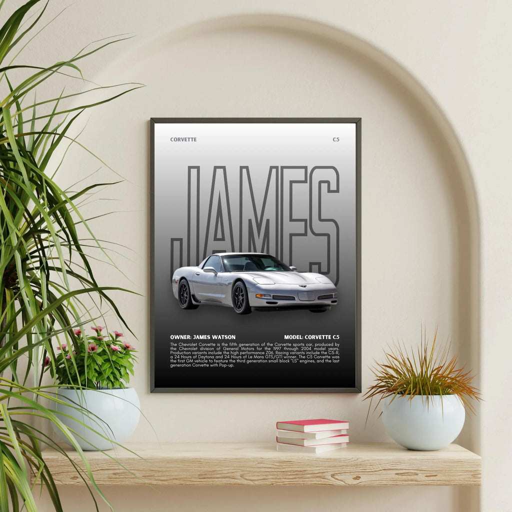 Personalized Car Poster Framory Prints