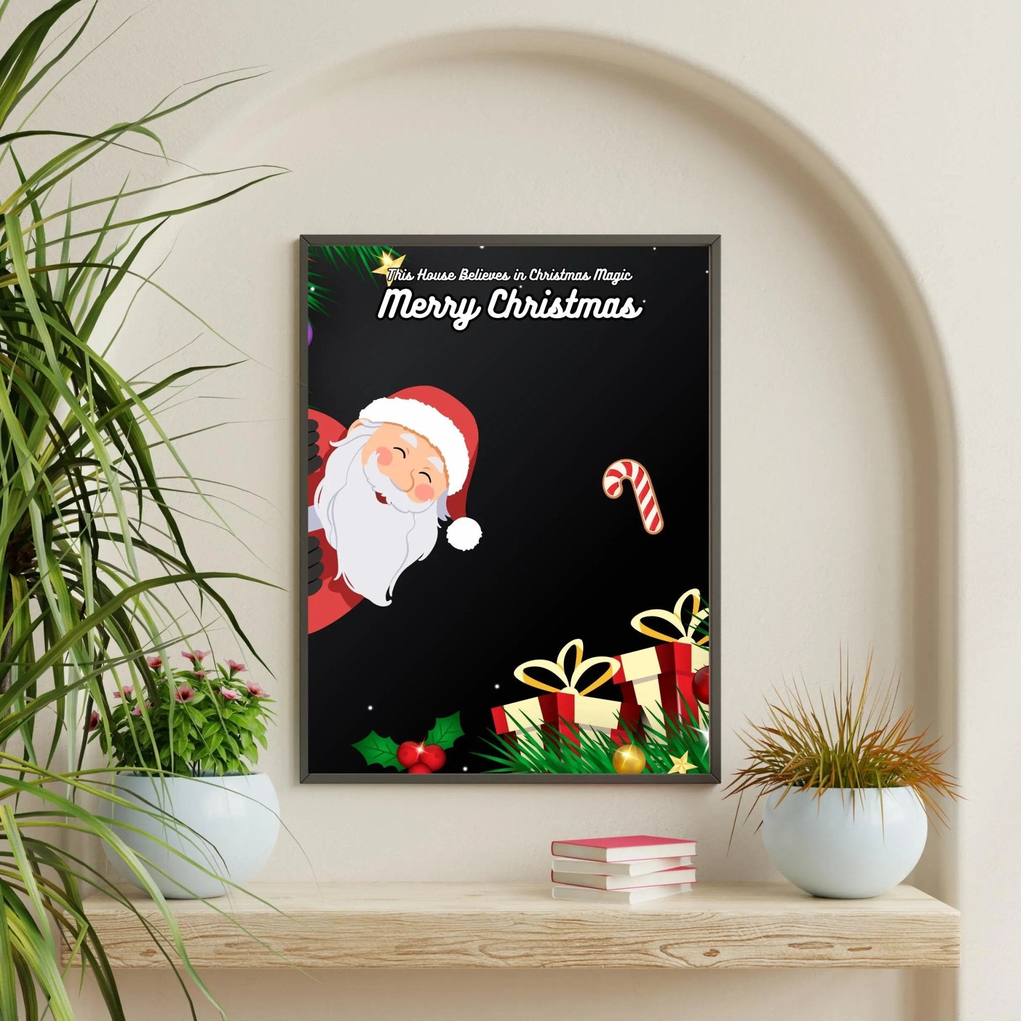 This House Believes in Christmas Magic poster styled room photo 2