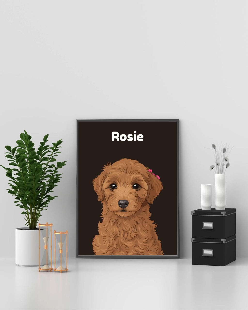 Cartoon Pet Portrait Framory Prints