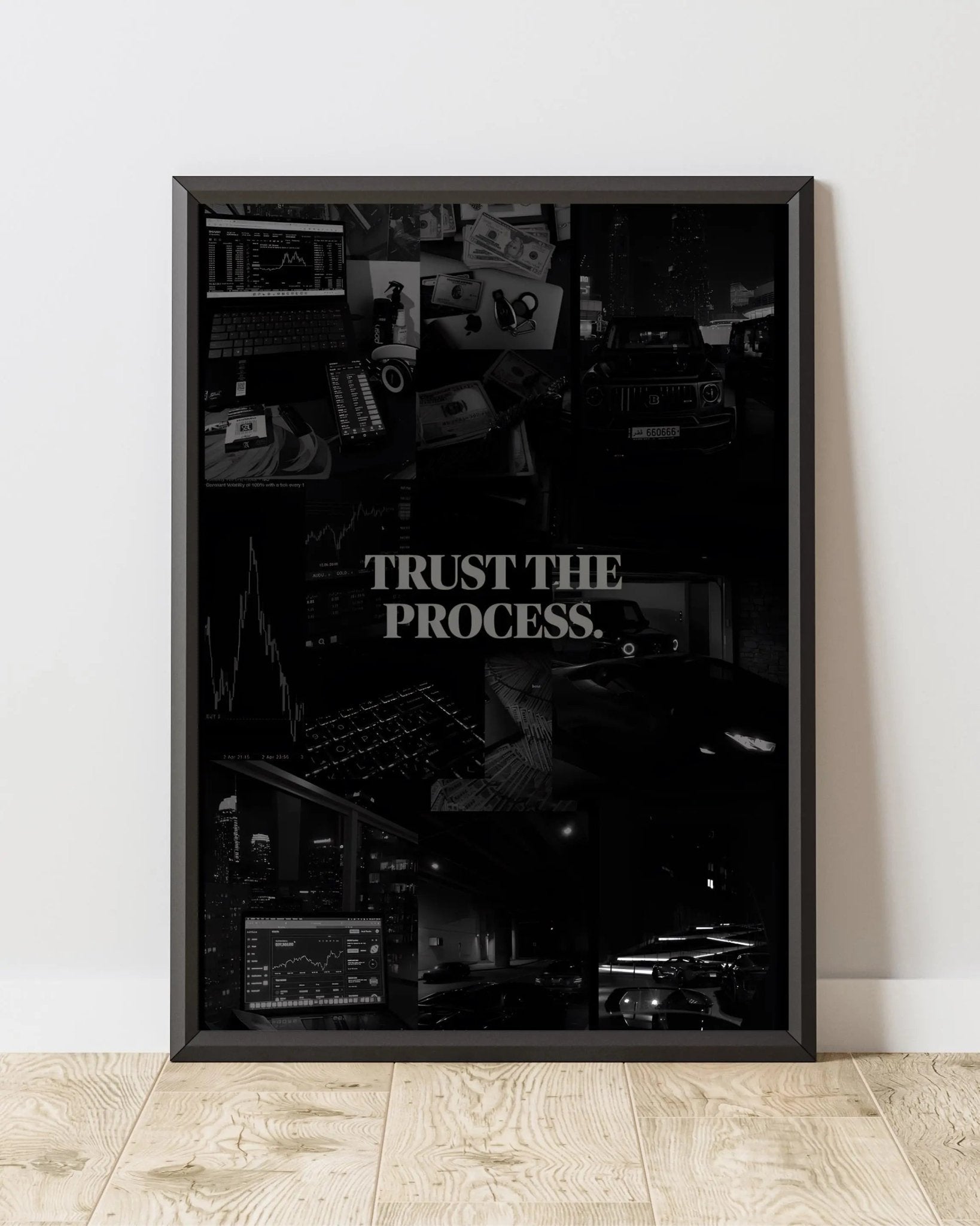 Trust The Process poster — Framory Prints