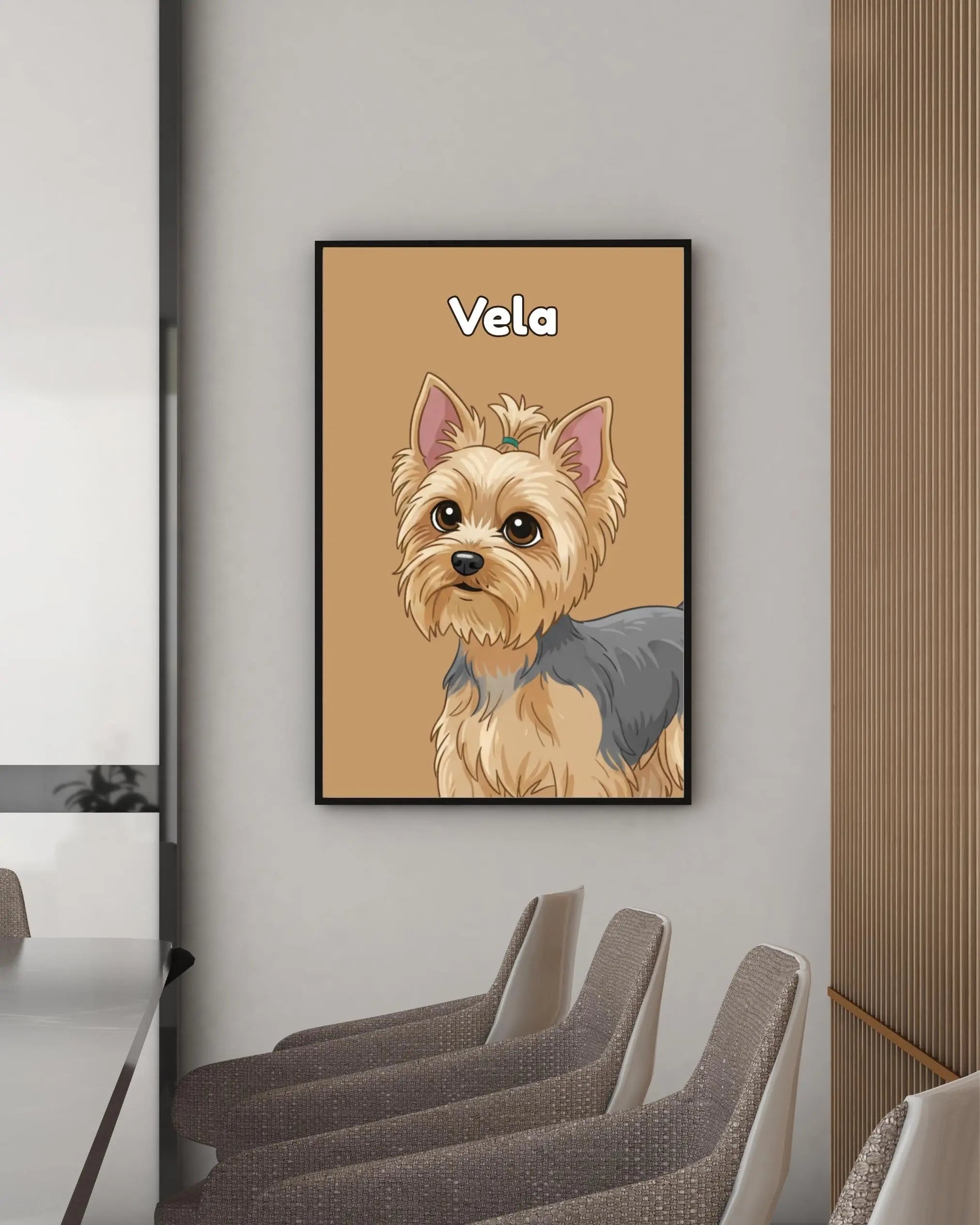 Cartoon Pet Portrait Framory Prints
