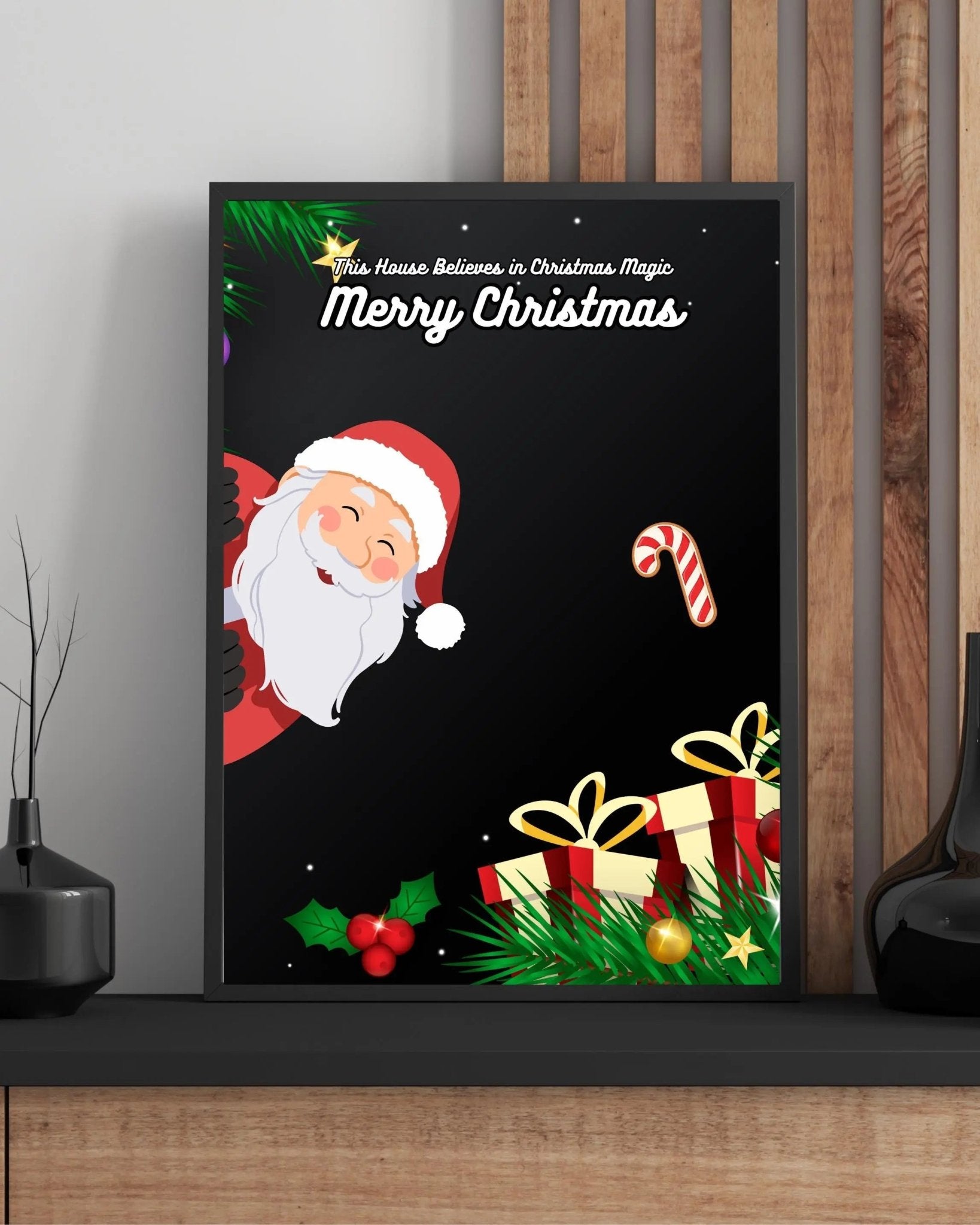 This House Believes in Christmas Magic poster — Framory Prints