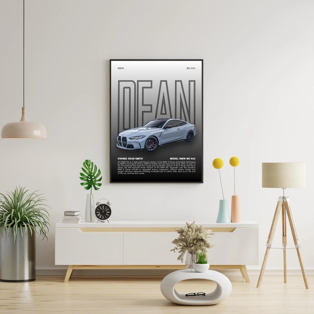 Personalized Car Poster Framory Prints