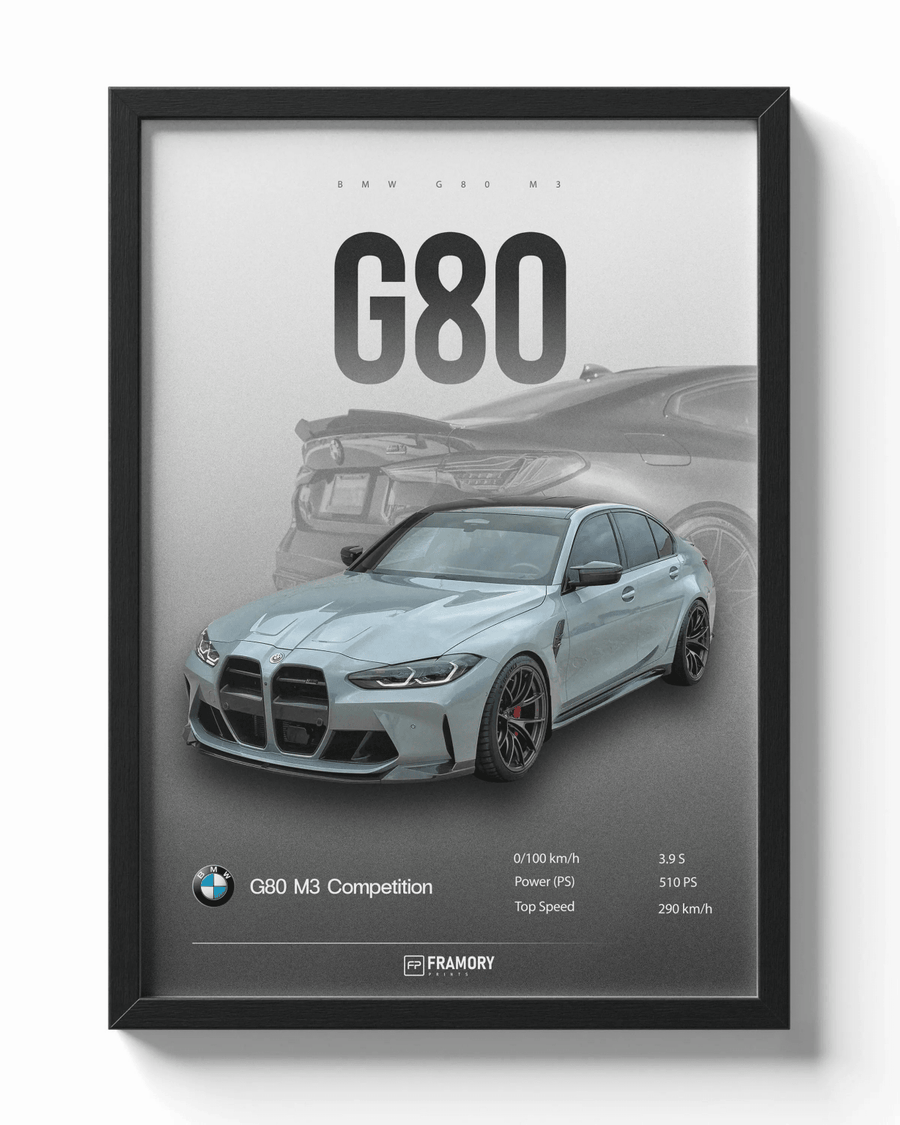 BMW G80 M3 CS poster — Framory Prints