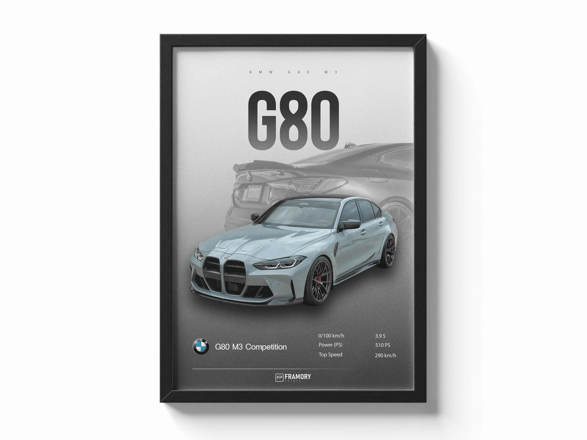 BMW G80 M3 CS poster — Framory Prints