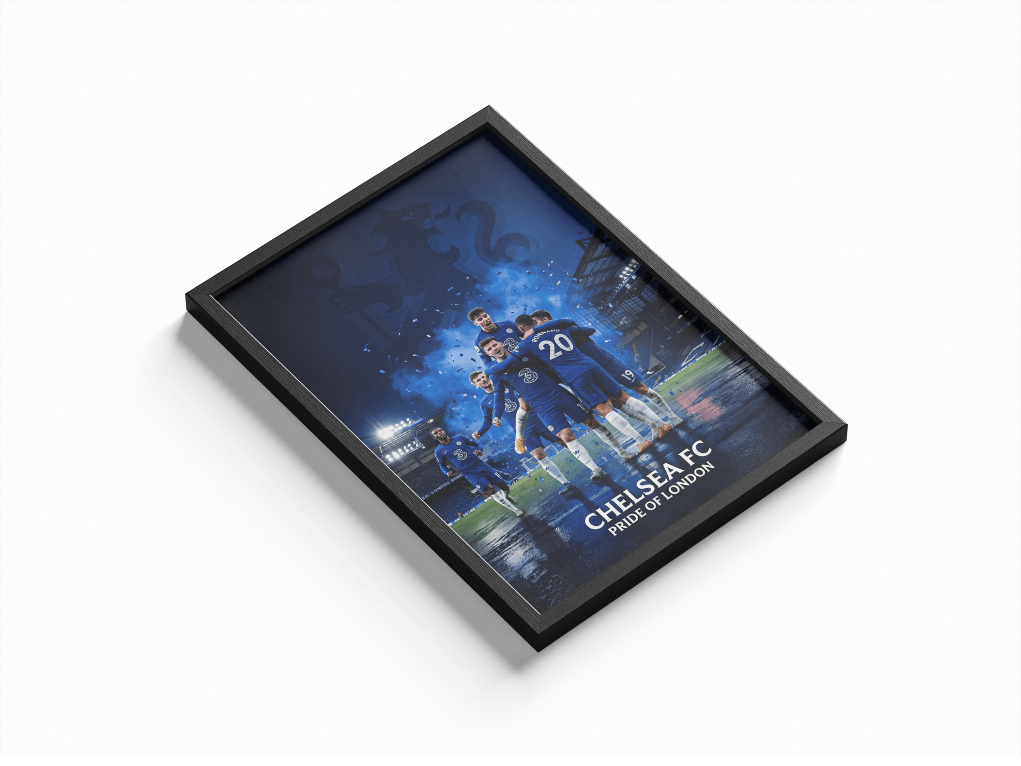 Chelsea FC poster styled room photo 1