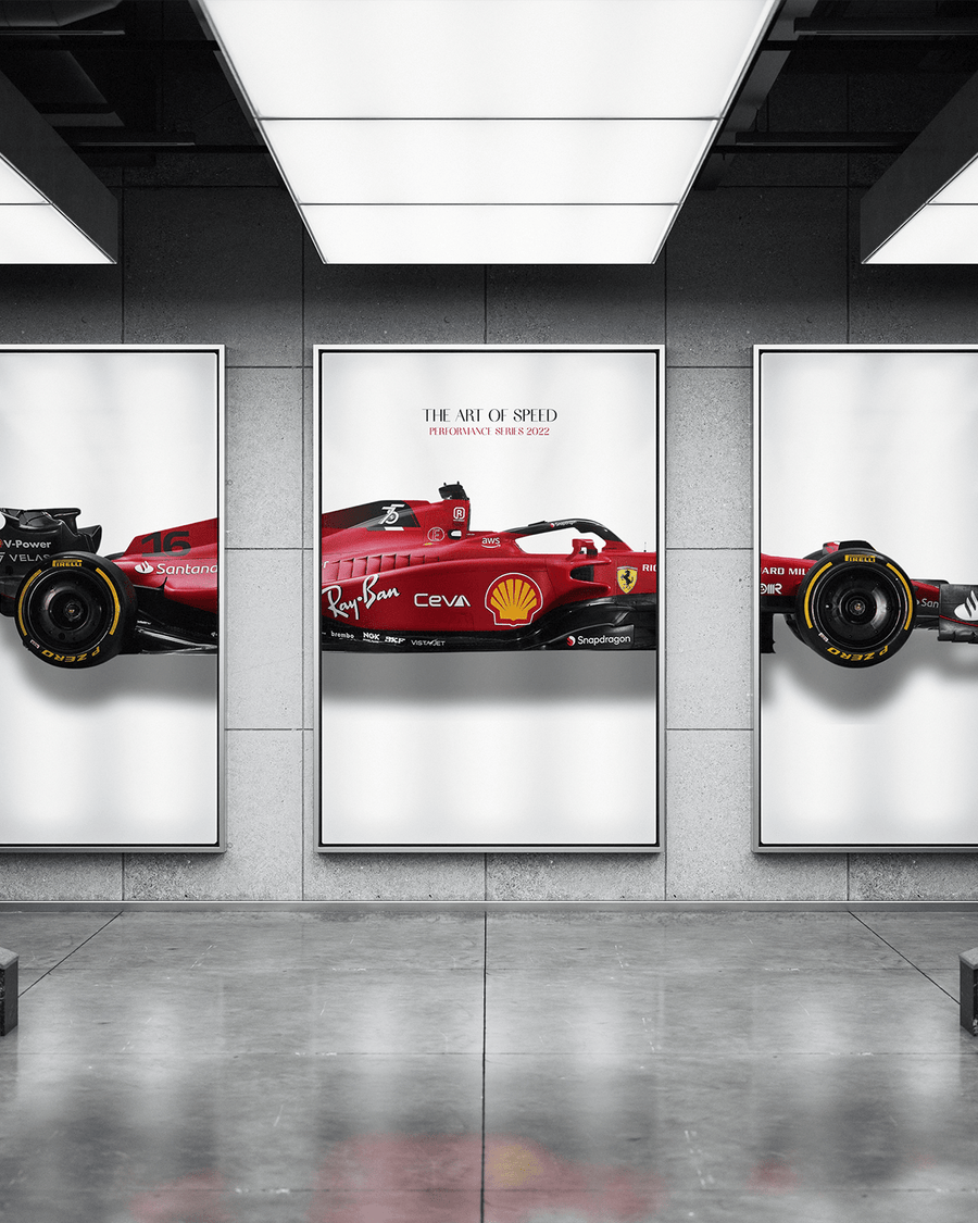 F1 2022 (SET OF 3) poster — Framory Prints