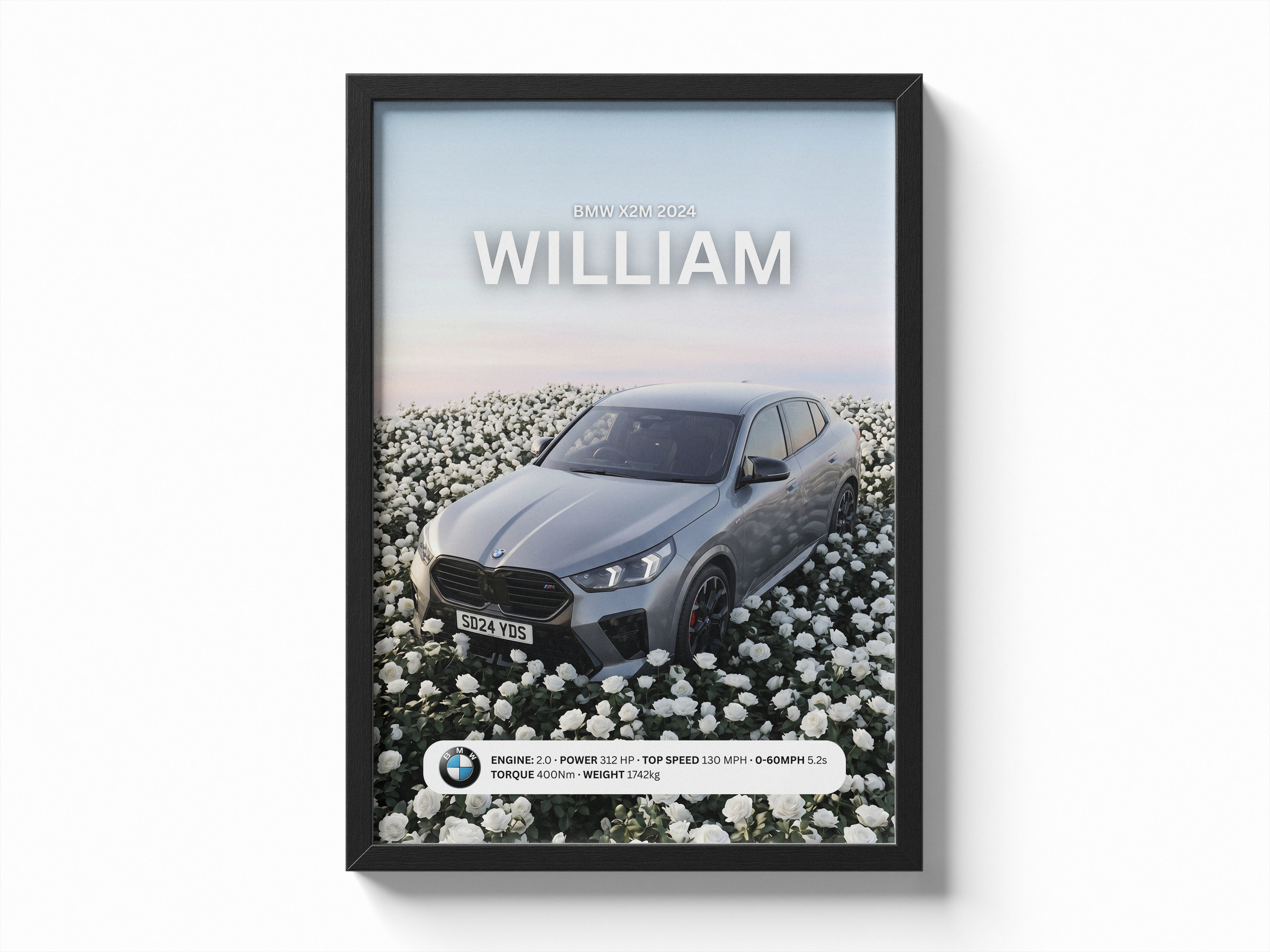 Personalized Car Poster