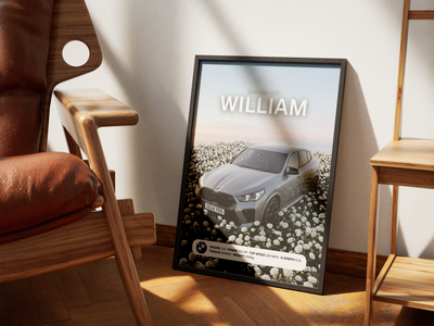 Personalized Car Poster