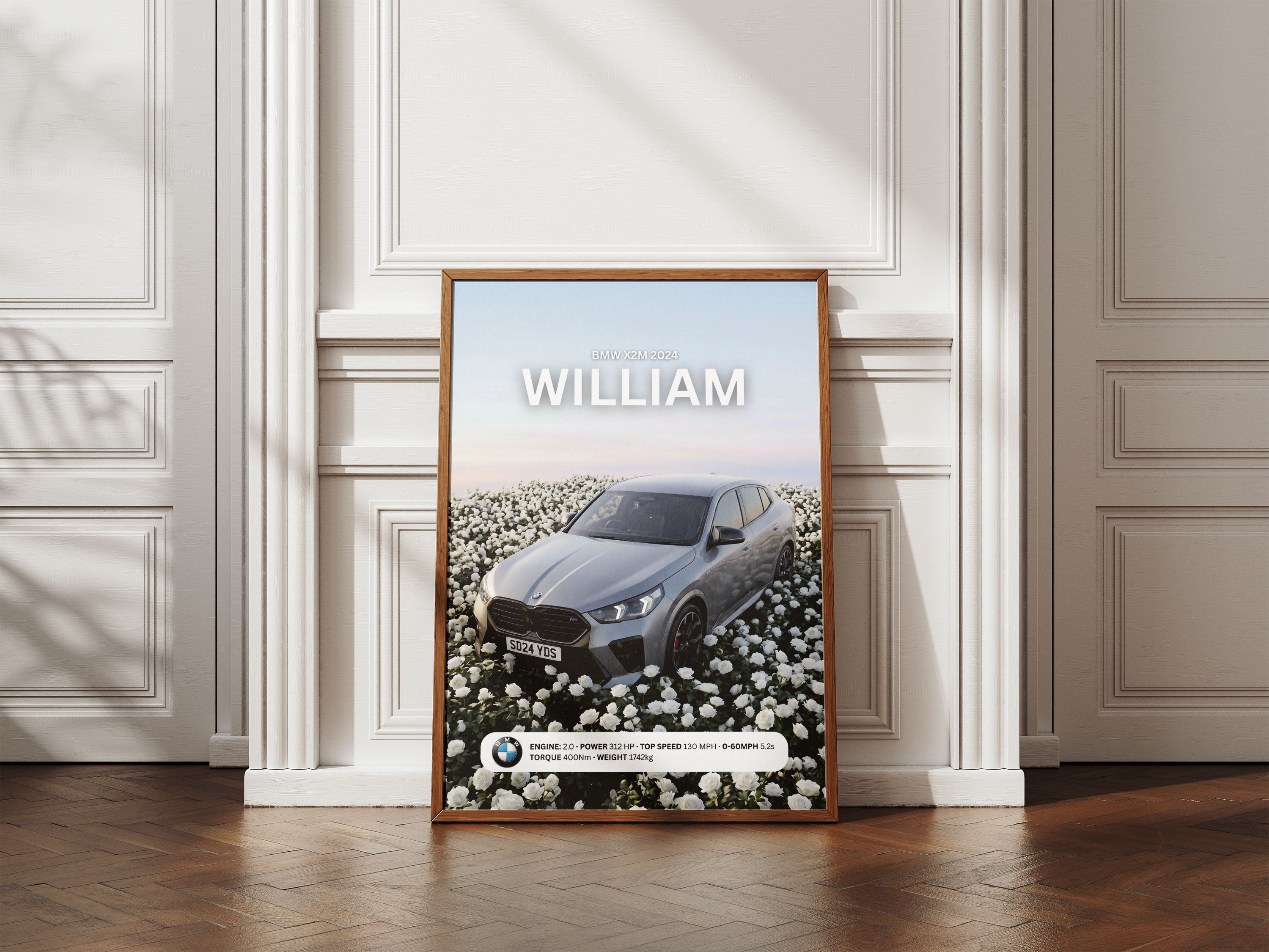 Personalized Car Poster