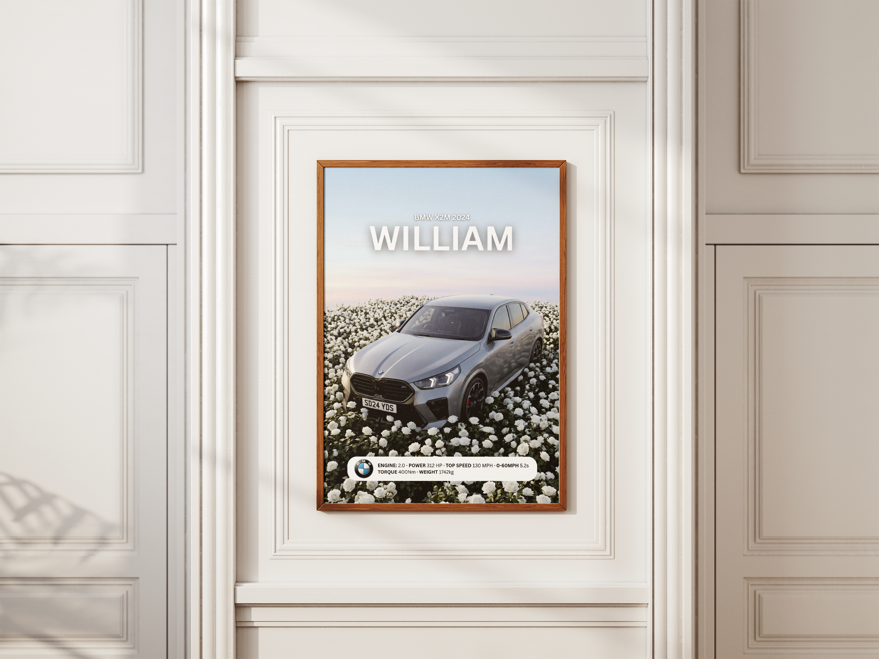 Personalized Car Poster
