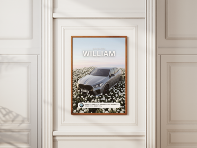 Personalized Car Poster