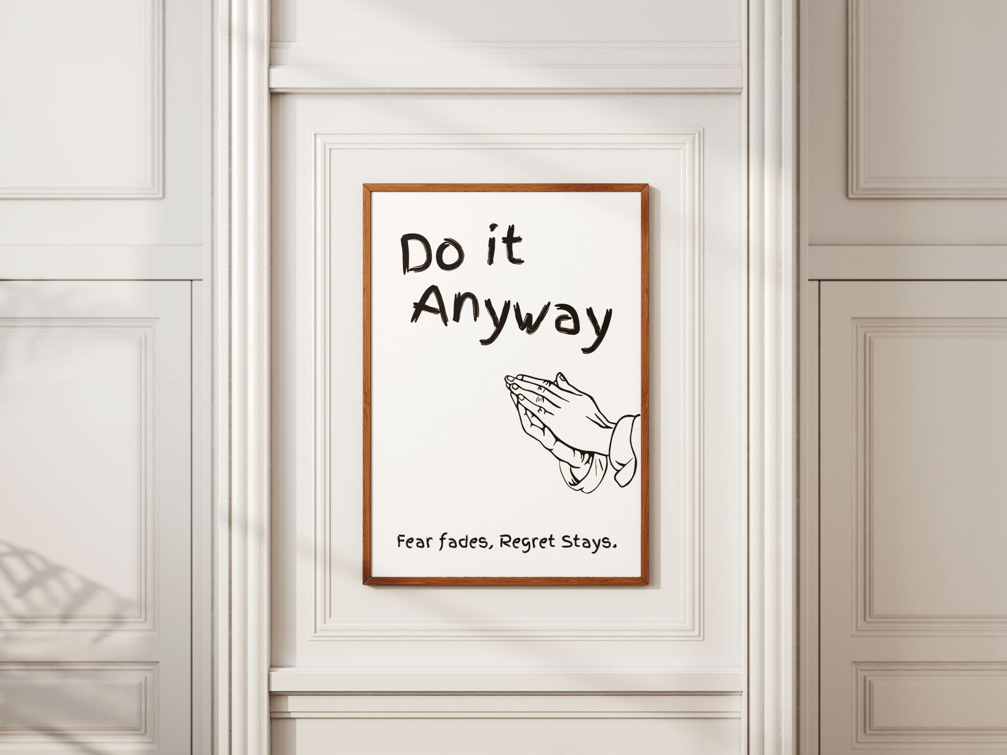 Do It Anyway poster design close-up