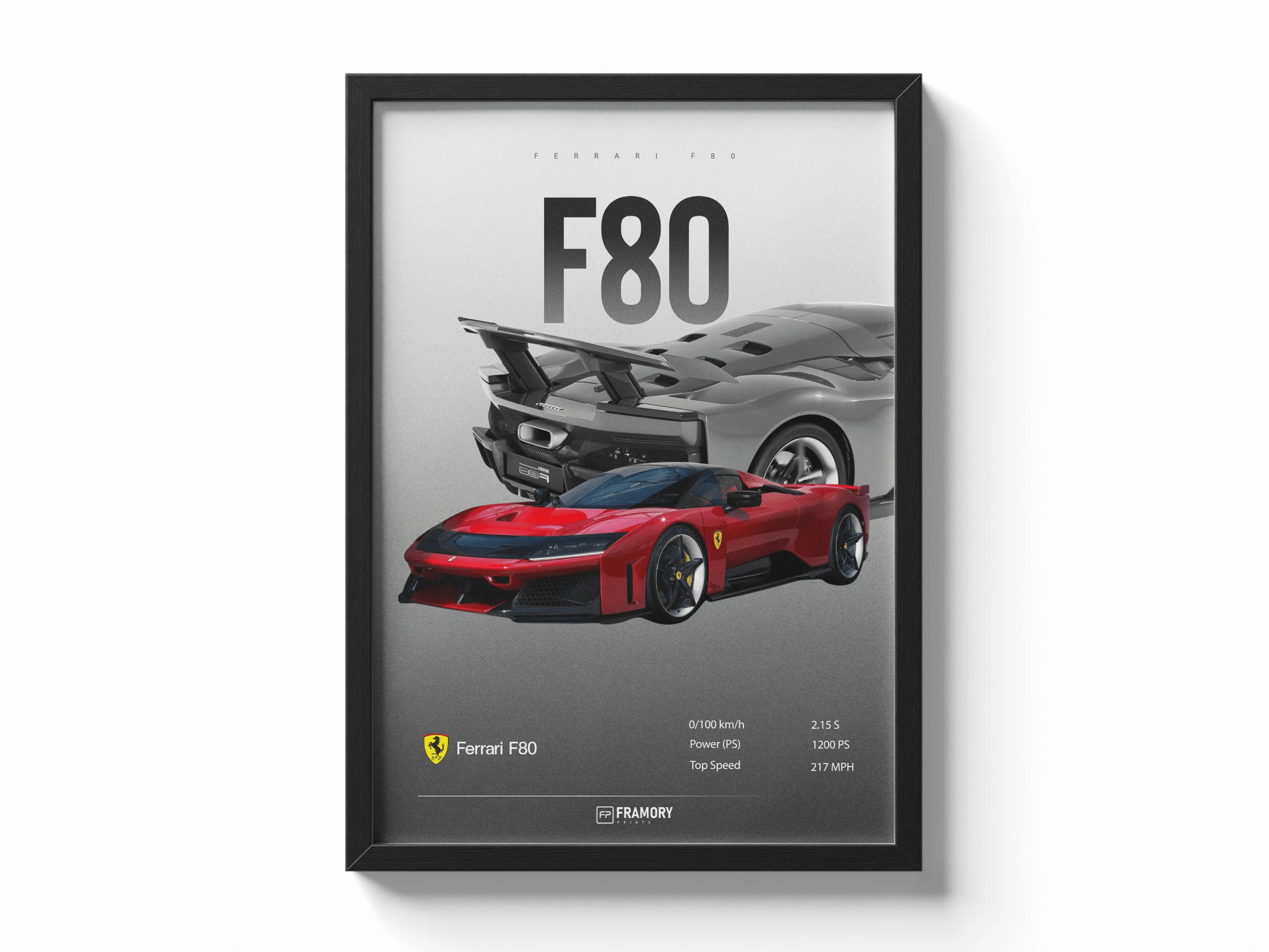 Ferrari F80 poster — Framory Prints