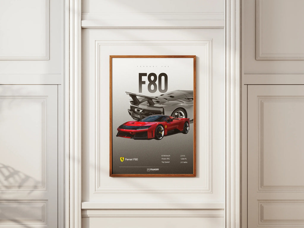 Ferrari F80 Framory Prints