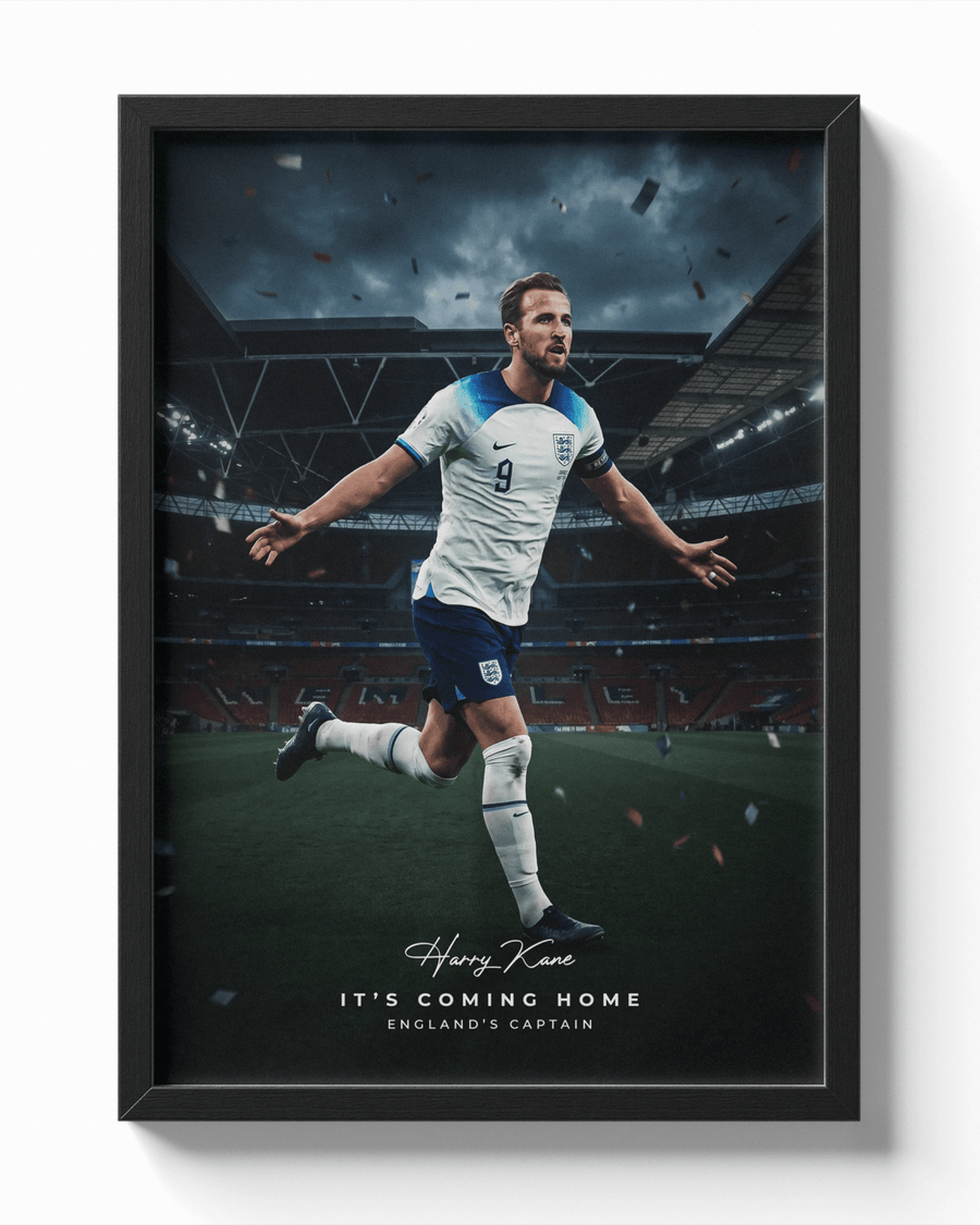 "It's Coming Home" — Harry Kane poster — Framory Prints