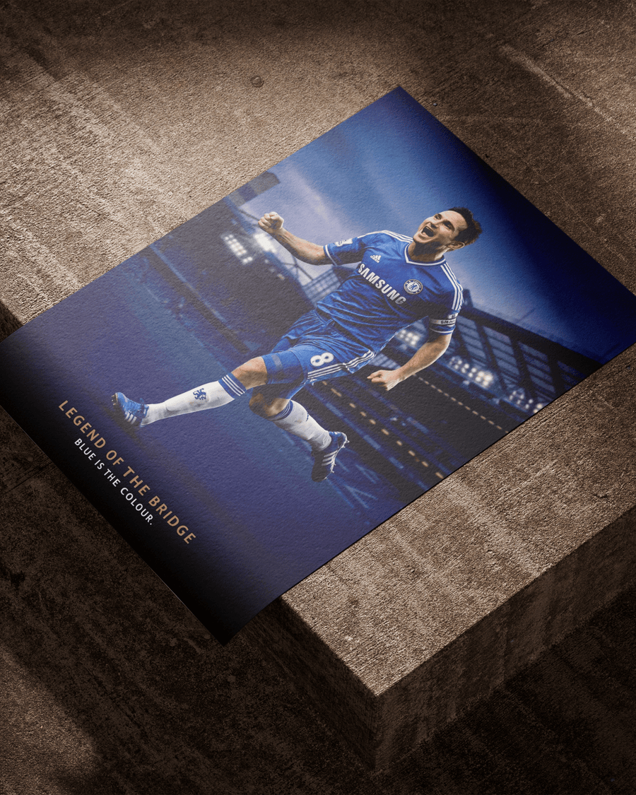 Legend of the Bridge — Chelsea FC poster styled room photo 3